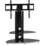 Alphason OSMB800/2-S Osmium TV Stand for up to 47" TVs - Black