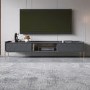 Wide Dark Grey TV Stand with Storage - TV's up to 70" - Olis