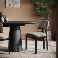 Set of 2 Mink Velvet Dining Chairs - Otto