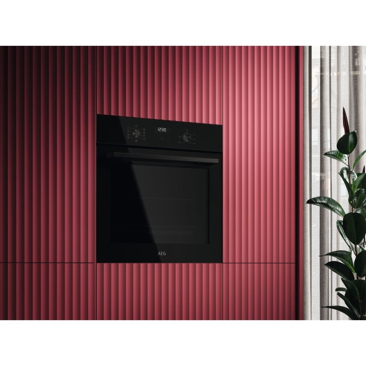 AEG 5000 Series Electric Single Oven - Black 