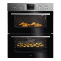 AEG 6000 Series OU5CU40M Built-In Electric Double Oven - Stainless Steel