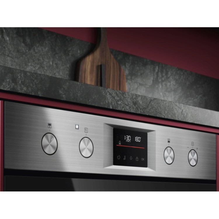 AEG 6000 Series OU5CU40M Built-In Electric Double Oven - Stainless Steel