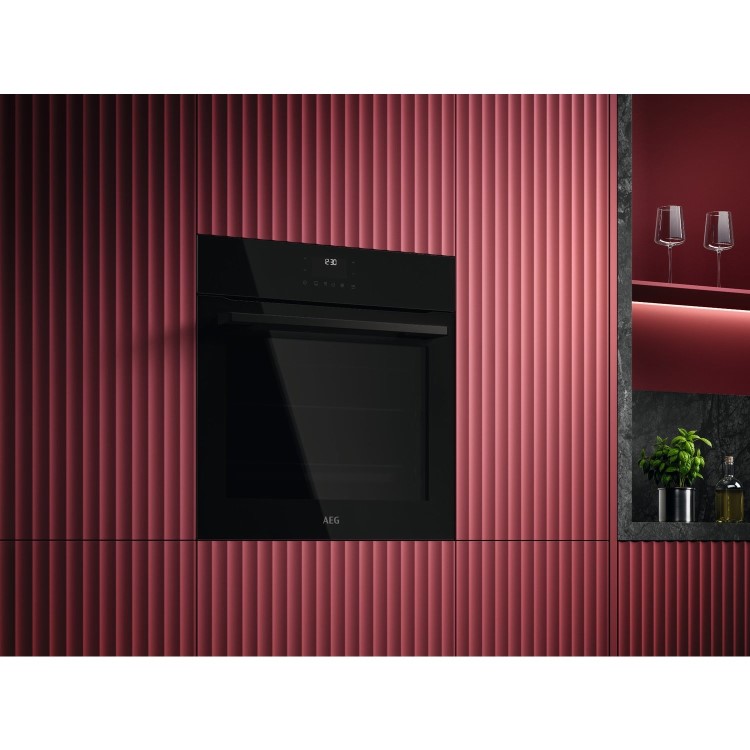 AEG 5000 Series OU5PB40PK Electric Single Oven - Black