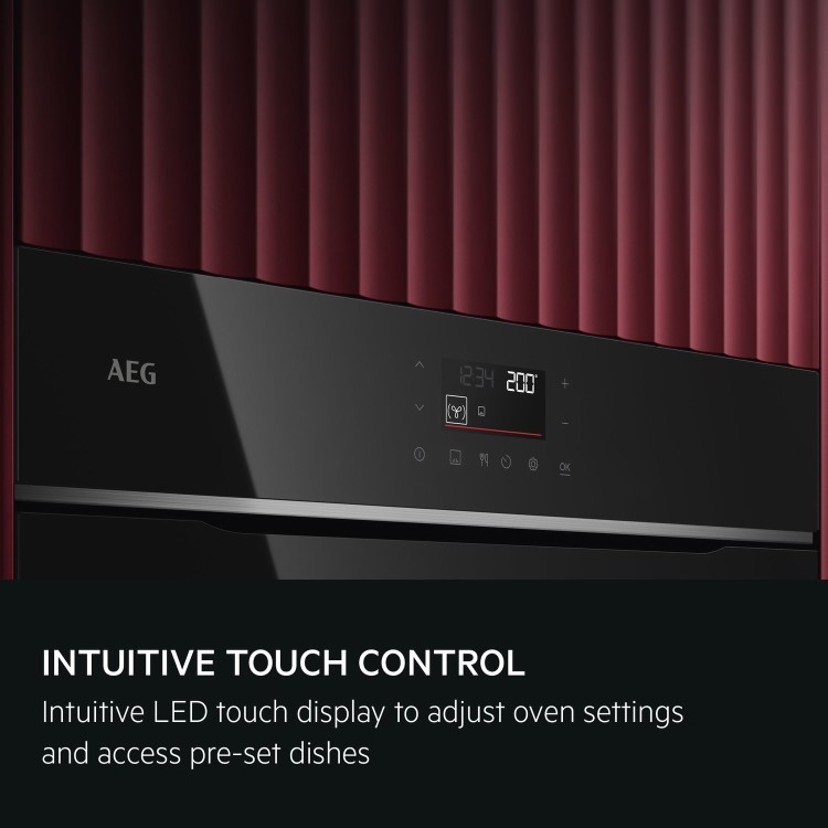 AEG 5000 Series OU5PB40PM Built-In Electric Single Oven - Stainless Steel