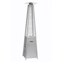 OUT370665 Outback Signature Flame Tower Pyramid Gas Patio Heater - Stainless Steel