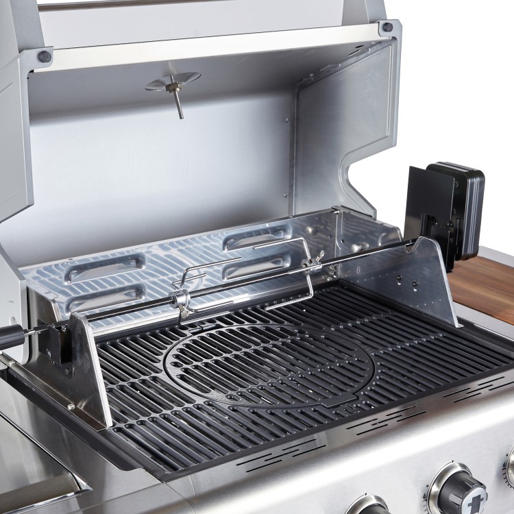Outback Jupiter 4 Burner Hybrid  S/S with Utility Basket Cover + Access