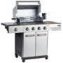 Outback Jupiter - 4 Burner Hybrid BBQ Grill with Side Burner - Stainless Steel