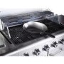 Outback Jupiter - 4 Burner Hybrid BBQ Grill with Side Burner - Stainless Steel
