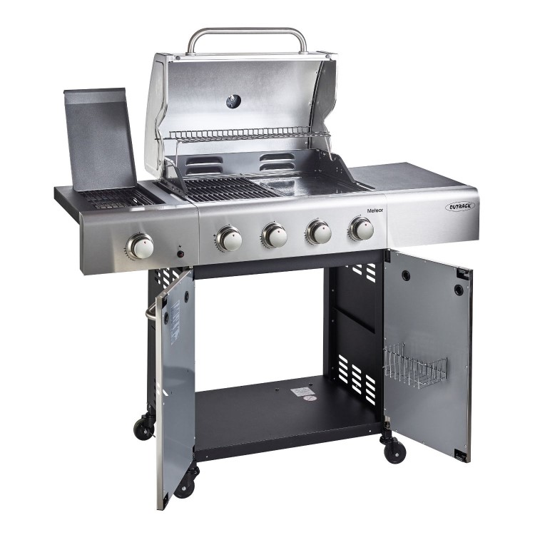 Outback Meteor 4 Burner in Stainless Steel 
