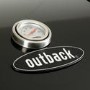 Outback 2 Burner Dual Fuel Gas BBQ Grill - Black