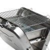 Outback Portable - Briefcase Style Charcoal BBQ Grill - Stainless Steel