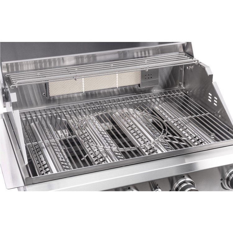 Outback OUT371079 Signiture Pro 4 Burner Gas Built in BBQ - Stainless Steel 