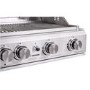 Outback OUT371079 Signiture Pro 4 Burner Gas Built in BBQ - Stainless Steel 
