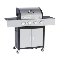Outback OUT371151 Mercury 4 Burner Gas BBQ Hybrid - Stainless Steel