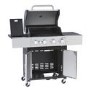 Outback OUT371151 Mercury 4 Burner Gas BBQ Hybrid - Stainless Steel
