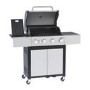 Outback OUT371151 Mercury 4 Burner Gas BBQ Hybrid - Stainless Steel