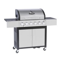 Outback OUT371152 Mercury 6 Burner Gas BBQ Hybrid - Stainless Steel 