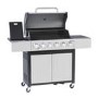 Outback OUT371152 Mercury 6 Burner Gas BBQ Hybrid - Stainless Steel 