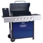 Outback Mercury 6 Burner Gas BBQ in Blue