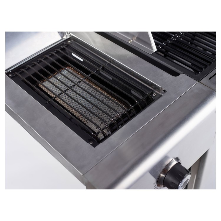 Outback Jupiter 6 Burner Gas BBQ Hybrid  - Stainless Steel