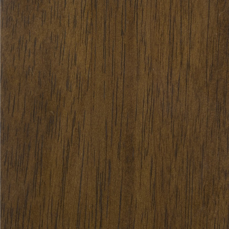 Walnut & Beige Upholstered Curved Kitchen Stool with Back - Owen