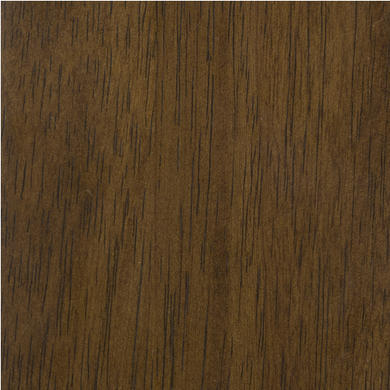 Round Walnut Dining Table Set with 4 Beige Upholstered Chairs - Seats 4 - Owen