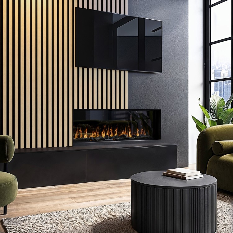 Pack of 2 Oak Wall Panels - 240cm x 60cm