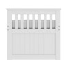 Single White Wooden Guest Bed with Storage and Trundle - Oxford