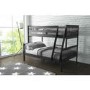 Oxford Triple Bunk Bed in Dark Grey - Small Double