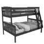 Oxford Triple Bunk Bed in Dark Grey - Small Double