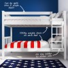Oxford Single Bunk Bed in White