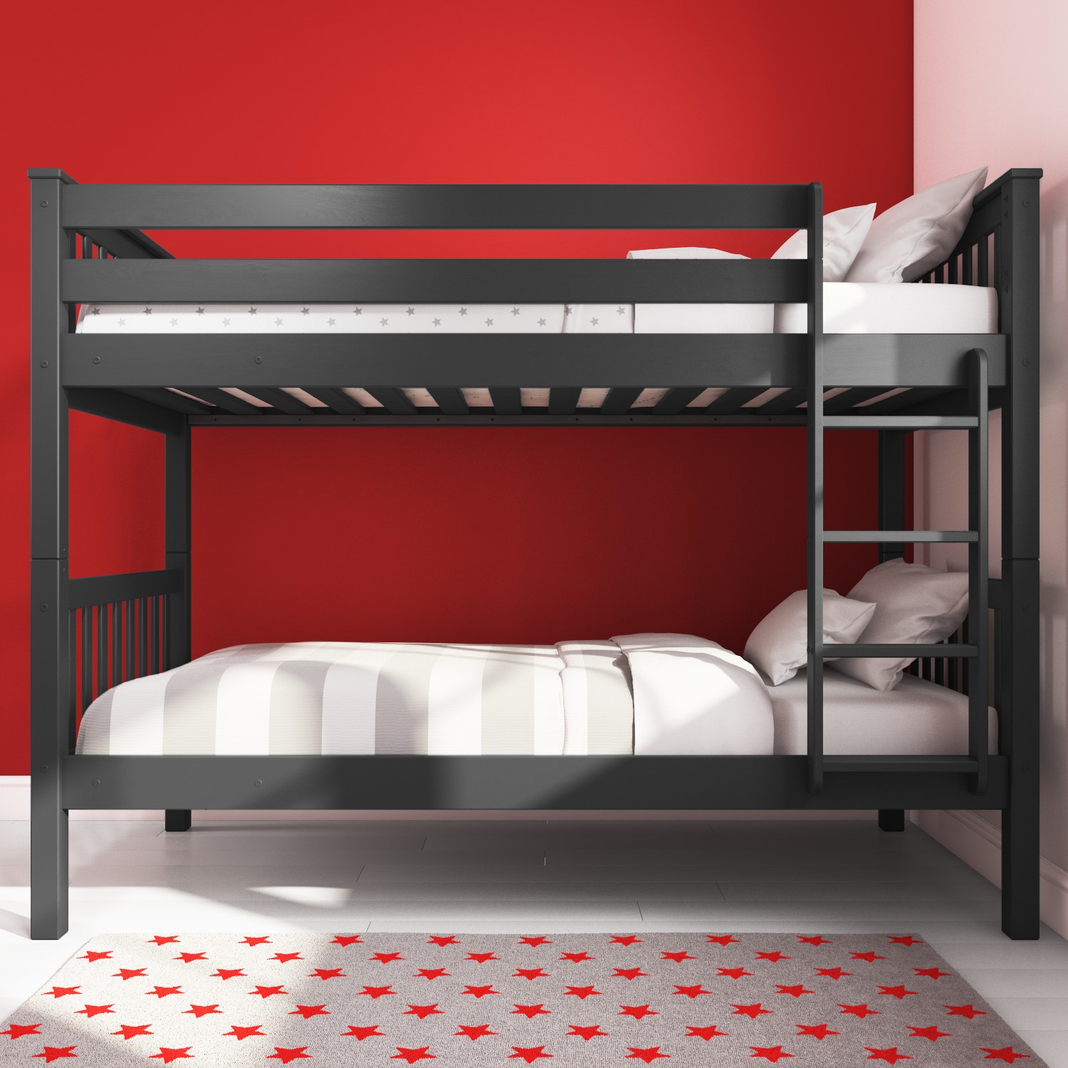 Oxford Single Bunk Bed in Anthracite Grey BuyItDirect.ie