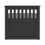 Oxford Captains Guest Bed With Storage in Dark Grey - Trundle Bed Included