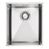 GRADE A1 - Astracast OXL1XBHOMEPK Stainless Steel Undermount Kitchen Sink 1 Bowl