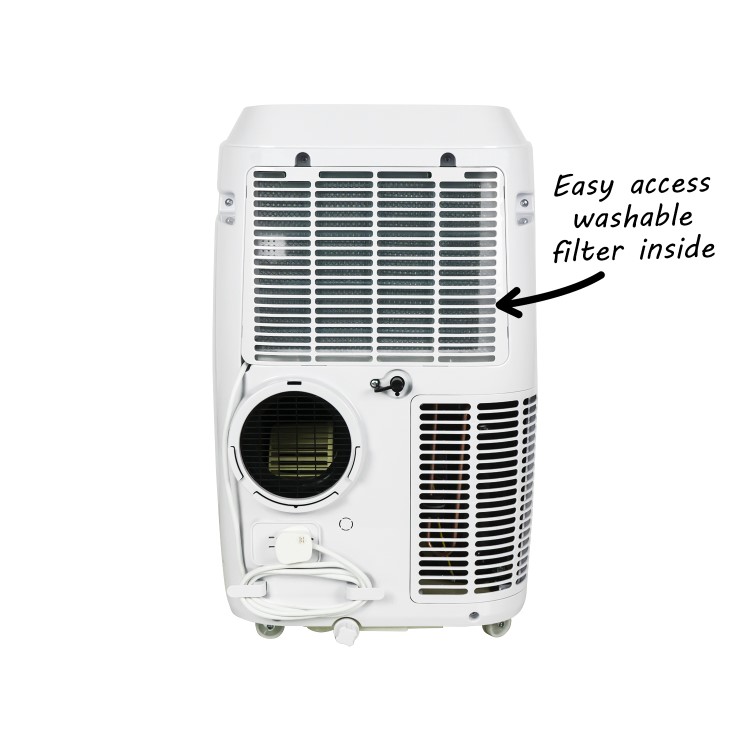 Refurbished electriQ 12000 BTU Smart Portable Air Conditioner with Heating Function