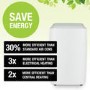 Refurbished electriQ 12000 BTU Smart Portable Air Conditioner with Heating Function