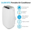 Refurbished-electriQ 16000 BTU  Portable Air Conditioner with Heat Pump for large spaces of about 40 sqm
