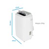 Refurbished-electriQ 16000 BTU  Portable Air Conditioner with Heat Pump for large spaces of about 40 sqm