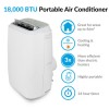 Refurbished electriQ 18000 BTU Portable Air Conditioner