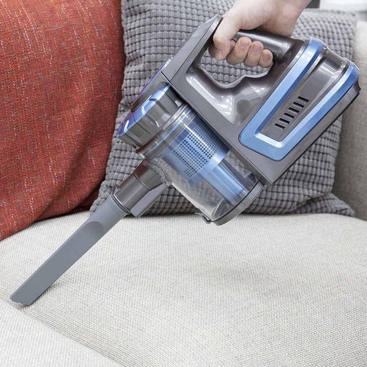 Pifco P28040 2-in-1 Cordless Stick & Handheld Vacuum Cleaner - Grey & Blue