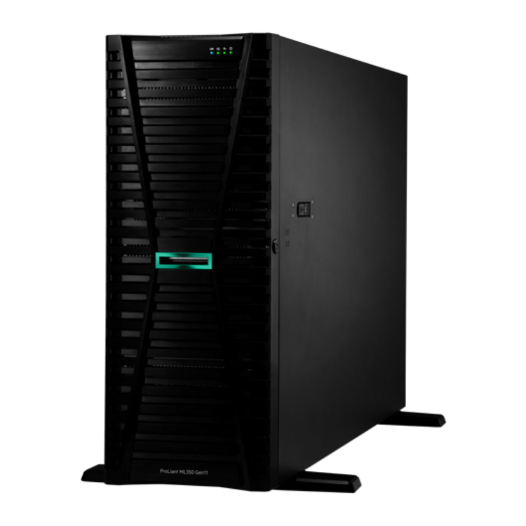 HPE ProLiant ML350 Gen11 Intel Xeon Silver 4510 2.4GHz 12c 64GB RAM 2x960GB HDD 4U Tower Server