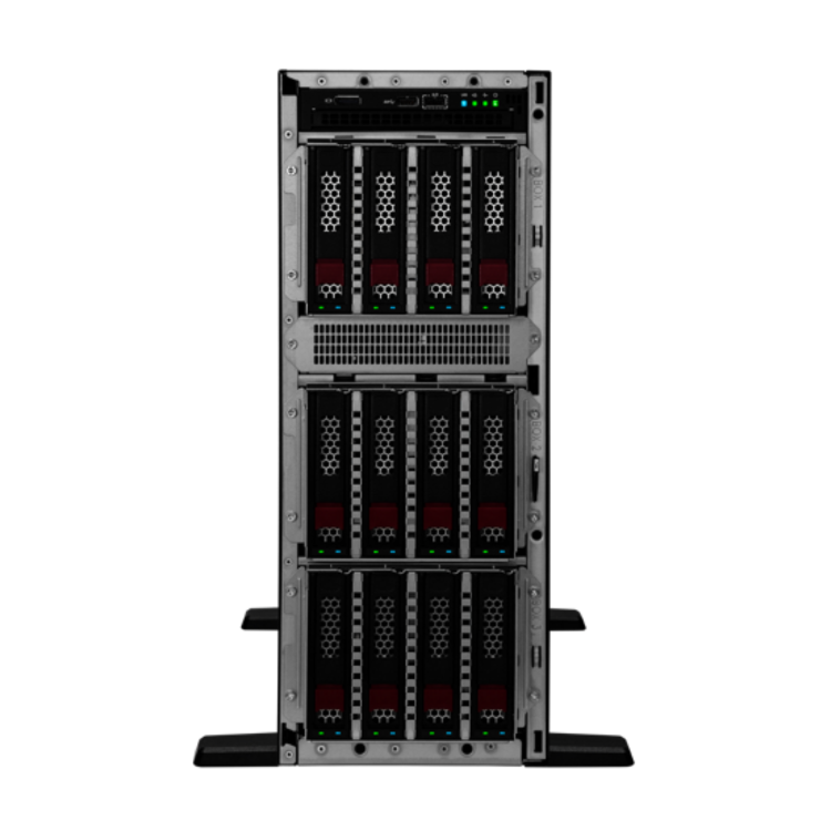 HPE ProLiant ML350 Gen11 Intel Xeon Silver 4510 2.4GHz 12c 64GB RAM 2x960GB HDD 4U Tower Server