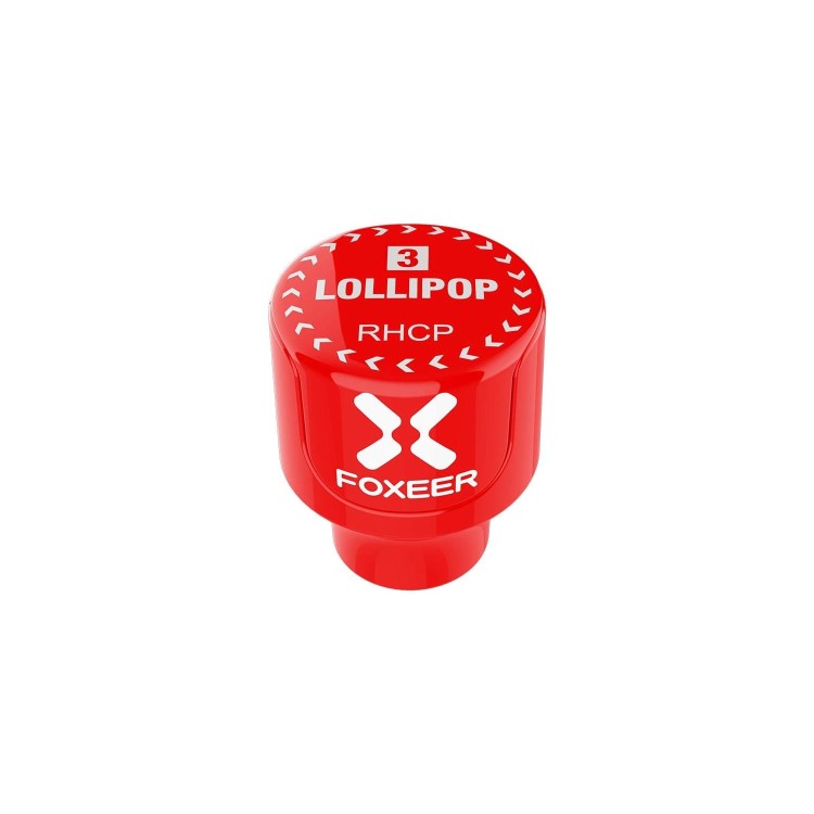 Foxeer Lollipop V3 Stubby in Red - LHCP - 2pcs
