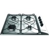 Indesit Aria 58cm 4 Burner Gas Hob - Stainless Steel