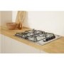 Refurbished Indesit Aria PAA642IXI 58cm 4 Burner Gas Hob Stainless Steel