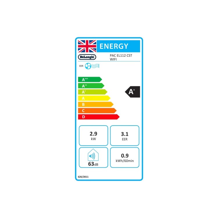 Refurbished - Delonghi PAC-EL112 DE'LONGHI PORTABLE AIR CONDITIONER 
