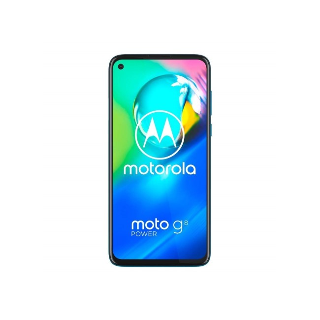 Refurbished Motorola Moto G8 Power Capri Blue 6.4" 64GB 4G Dual SIM Unlocked & SIM Free Smartphone