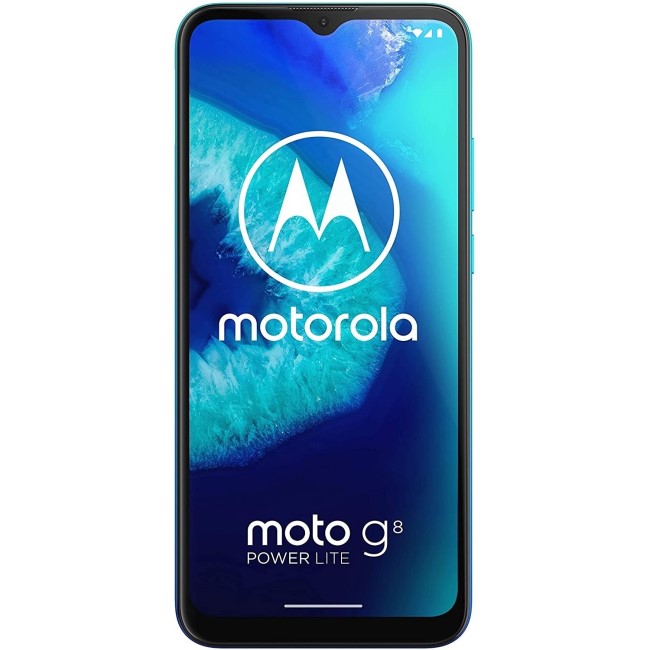 Motorola Moto G8 Power Lite Arctic Blue 6.5" 64GB 4G Dual SIM Unlocked & SIM Free