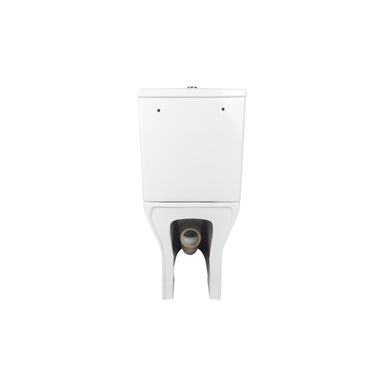 ONLY OPENED - Close Coupled Rimless Closed Back Toilet with Soft Close Seat - Palma