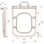 GRADE A1 - Palma Slim Seat & Cover  